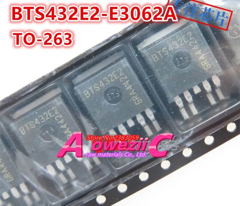 Aoweziic 100% new imported original BTS432E2E3062A BTS432E2-E3062A BTS432E2 E3062A TO-263 BTS432E2 TO-220 automobile switch chip