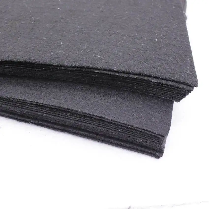 20 pieces 20*30cm Black Color  1 mm Felt Fabric For Needlework Diy Sewing Handmade Felt Craft Fabrics Fieltro feltro  Felt Colth