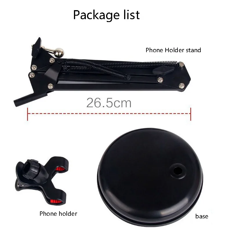 New Foldable Phone Holder Desktop Stands Brackets Lazy Mobile Phone Holder Tripods Mount for Recording Live Video Bloggers image 4
