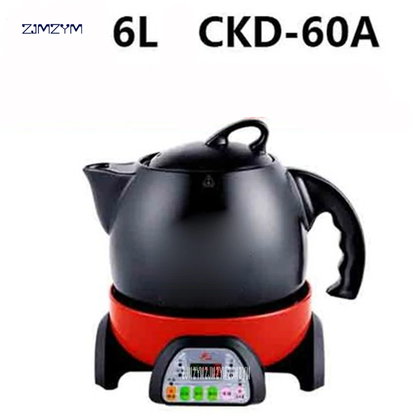 6L large capacity split ceramic Material pots Decoction pot health automatic Electricity medicine soup pot CKD-60A