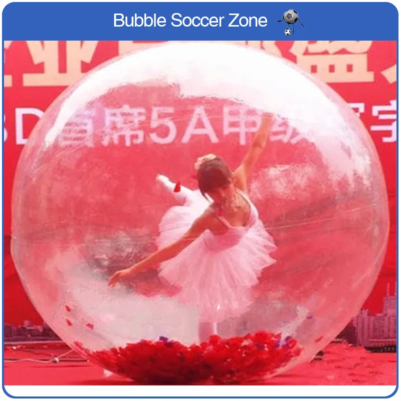 จัดส่งฟรี 2.0m ยักษ์ Zorb Ball พองน้ําลูกเดิน Inflatable มนุษย์หนูแฮมสเตอร์ Ball Air น้ําเดิน Ball