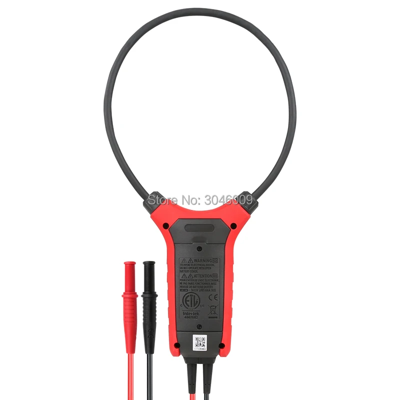 UNI-T UT-CS09A/UT-CS09C مستشعر المشبك المرن، 3000A AC المشبك متر، راسم الذبذبات / مسبار التيار المتعدد