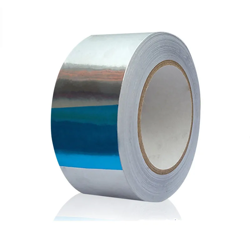 BGA Aluminum Foil Tape Width 50M Roll Heat Reflection High Temperature Adhesive Insulation Protective Tape