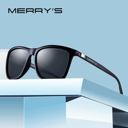 MERRYS-gafas de sol polarizadas clásicas Unisex, lentes cuadradas para conducir y pescar, UV400, S8286