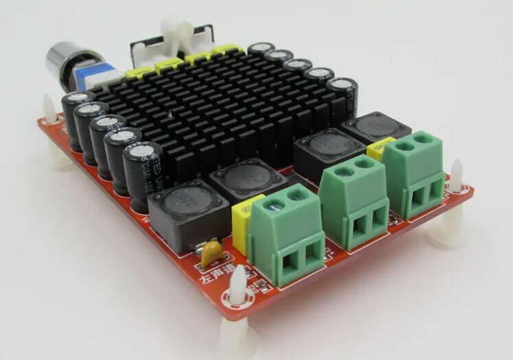 XH-M510 TDA7498 Klasse-D Hoge power Digitale versterker board 2*100 w Auto versterker DC 14-34 v