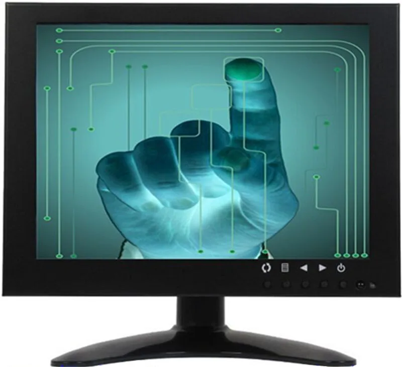

8-дюймовый сенсорный экран TFT LCD монитор для камеры видеонаблюдения с поддержкой разъема BNC VGA