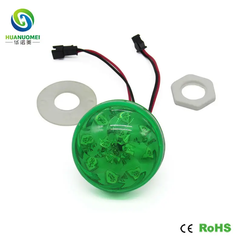 smd2835 green 60mm 12leds smd 2835 led modules green color led light single color led module lights bulb with Spiral green Cover