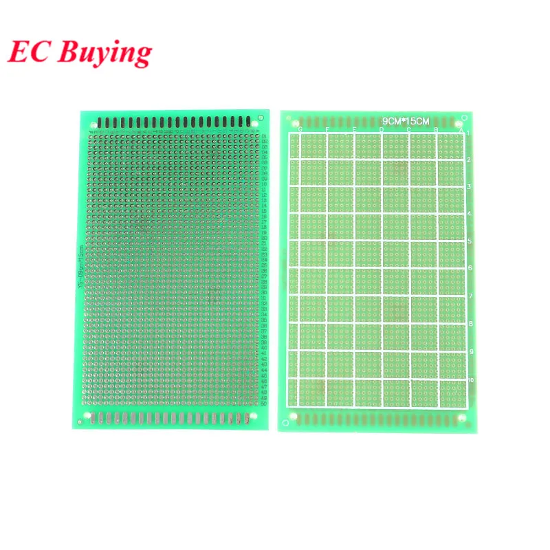 5 uds 9x15 cm 9*15cm prototipo de un solo lado 2,54mm placa de pruebas PCB placa de cobre de baquelita Experimental Universal placa de circuito