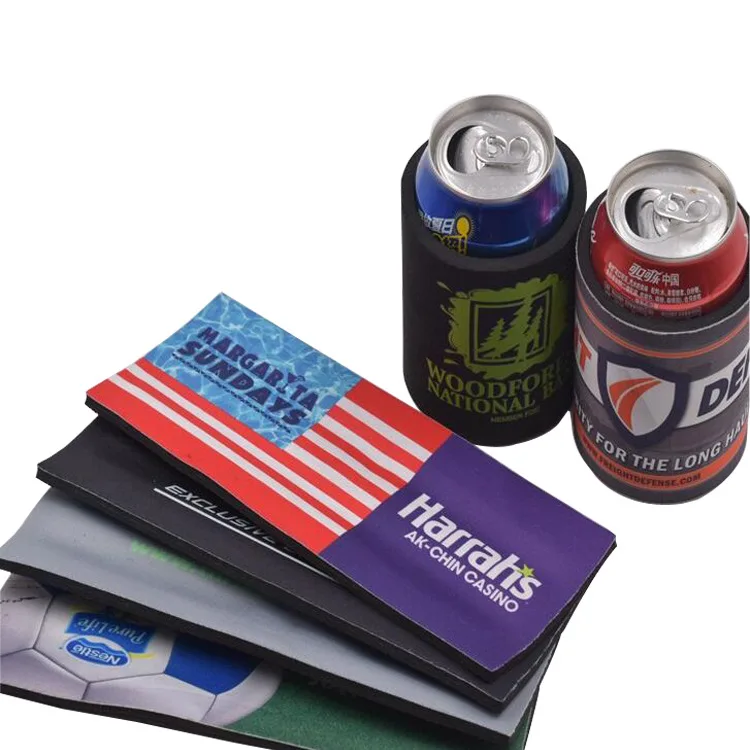 

Custom waterproof magnetic stubby holder neoprene beer bottle sleeve promotional cooler with logo printing