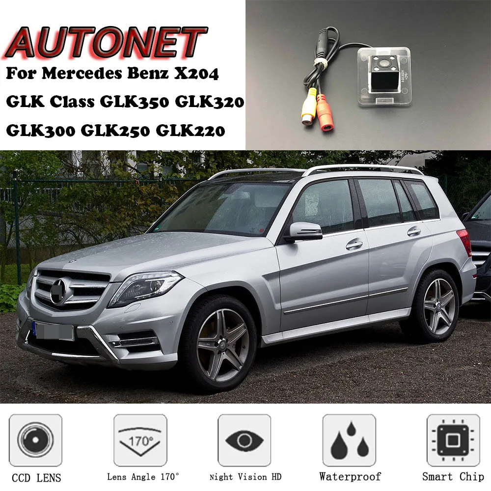 AUTONET Backup widok z tyłu kamera dla Mercedes Benz X204 glk class GLK350 GLK320 GLK300 GLK250 Night Vision licencji kamera na tablicę rejestracyjną