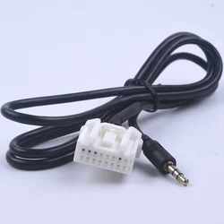 2016 New Jack AUX Audio MP3 Player Input Adapter Cable For Mazda 6/M6/M3 1Pcs 3.5mm