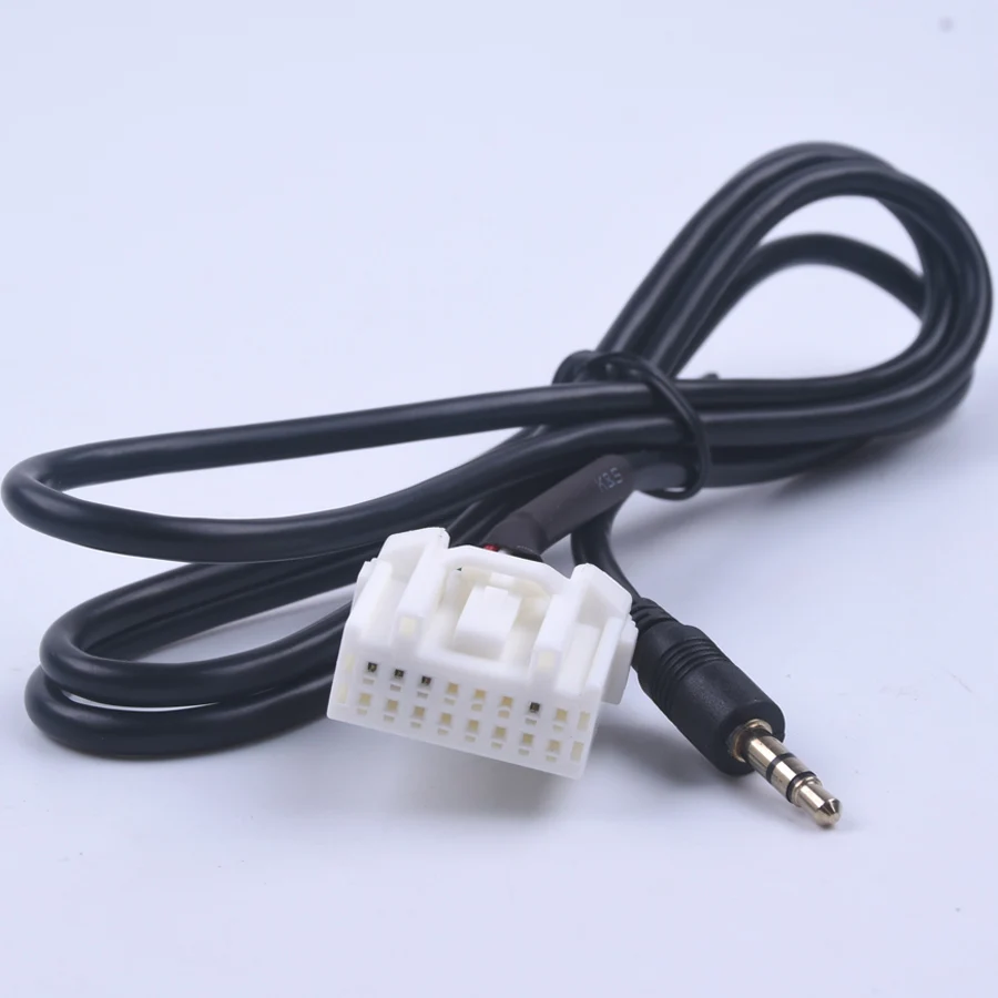 2016 nowe gniazdo Audio Audio MP3 kabel Adapter wejściowe dla Mazda 6/M6/M3 1 szt. 3.5mm