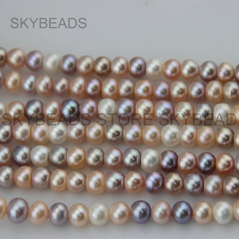 

Good Quality Good Luster Natural White Freshwater Pearl 7-8mm Loose Mabe Beads for Wedding Bridal Pearls Jewelry Making