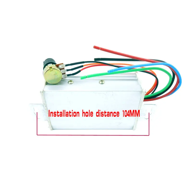 PWM DC motor stepless speed controller  12V 24V 60V MAX 20A Pulse WidthModulator motor Speed regulating switch