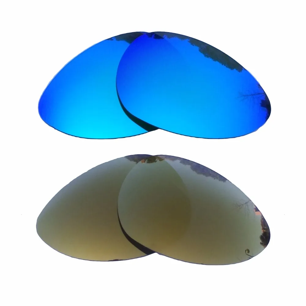 

Ice Blue Mirrored & Bronze Gold Mirrored Polarized Replacement Lenses for Crosshair S Frame 100% UVA & UVB