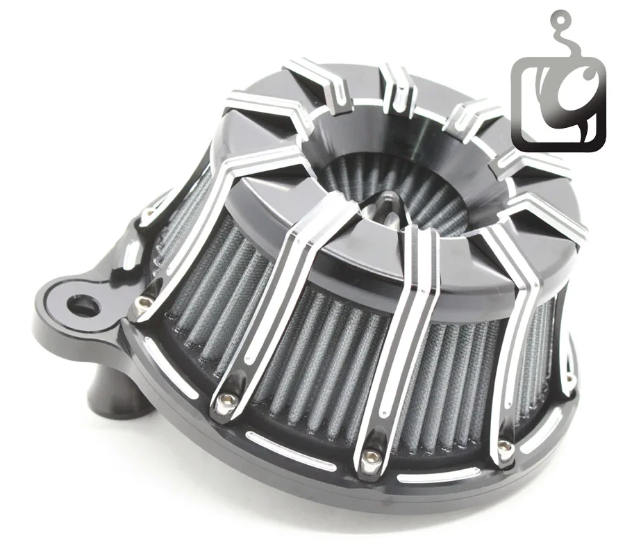 Motorcycle CNC Crafts Air Cleaner Intake Filter Fit For Harley  Dyna Road King FLHR Gliding Models 1997-2007