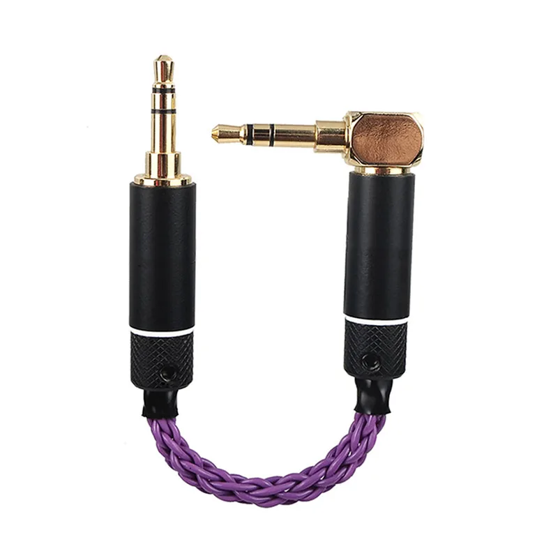 OKCSC-Cable de conversión balanceado HiFi macho a macho, Cable de Audio plateado de cobre para auriculares, reproductor MP3, 2,5mm/3,5mm/4,4mm, 2,5/3,5mm