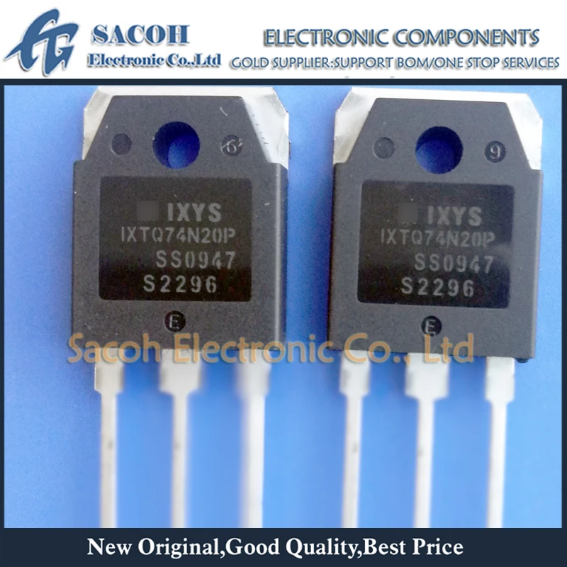 Refurbished Original 5Pcs/Lot IXTQ74N20P OR IXTQ76N25T OR IXTQ75N10P OR IXTQ86N20T OR IXTQ86N25T TO-3P 74A 200V Power MOSFET