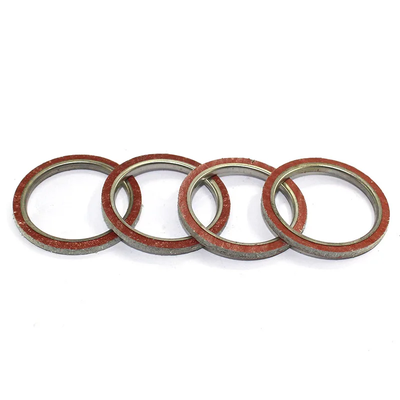 4PCS FOR KAWASAKI ZL400 B/C/ Eliminator 1988 1989 ZL400 D1/D2 1994 1995 ZR400 1990 1991 Exhaust Pipe Gasket Seal