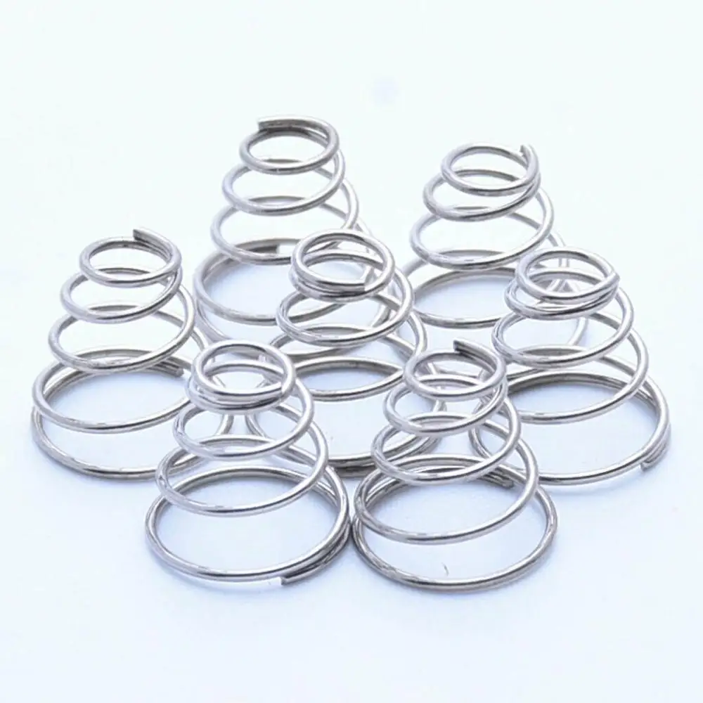 

Wire Diameter 0.8mm-1mm 304 Stainless Steel Conical Cone Compression Spring Tower Springs Taper Pressure Spring