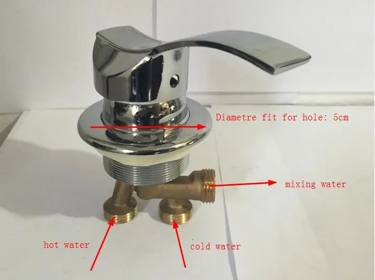 Imagem -03 - Vidric Chuveiro Sala Banheira Misturador Quente e Frio em para Fora Interruptor de Válvula Mistura Chuveiro Bacia Mistura Torneira