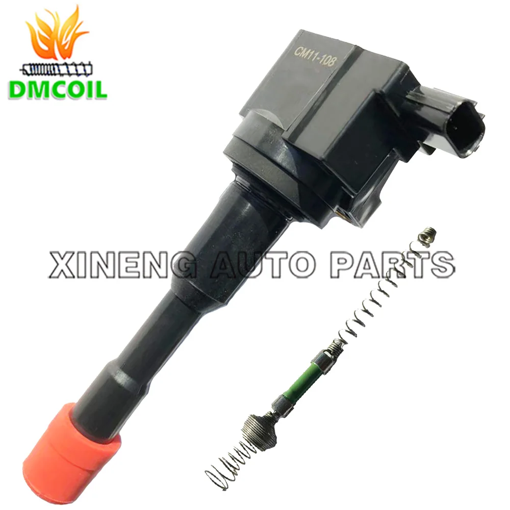 8 PCS IGNITION COIL WITH RESISTANCE FOR HONDA CIVIC VII VIII FIT ARIA FIT II JAZZ CITY 1.2L 1.3L CM11108 30520PWA003 CM11109