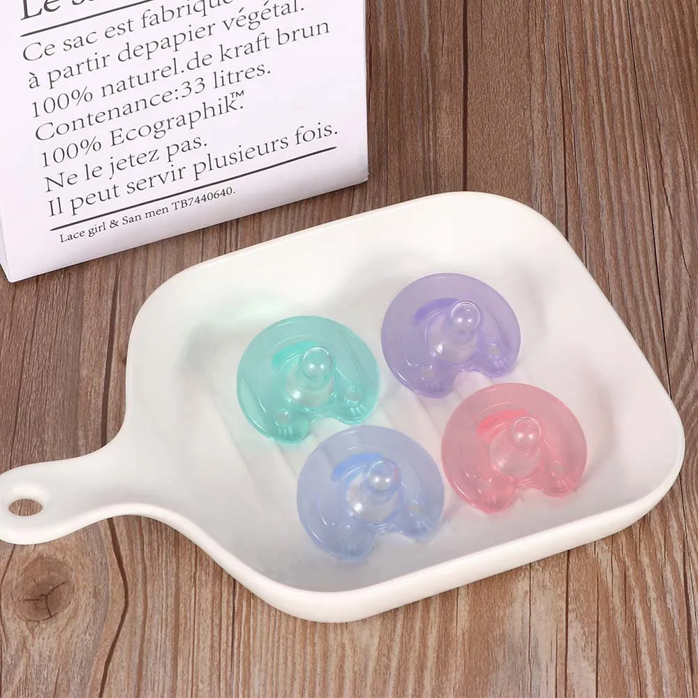 Sơ Sinh/Kids Cho Bé Chỉnh Nha Giả Núm Vú Giả Cho Trẻ Sơ Sinh Toàn Bộ Núm Uống Silicone Cho Núm Vú Đậu Nành Phù Hợp Cho Bé Từ 0-3 Tuổi