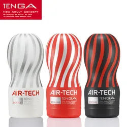 Japan Original Tenga Air-tech Reusable Vacuum Sex Cup,Soft Silicone Vagina Real Pussy Sexy Pocket Male Masturbator Cup Sex toys