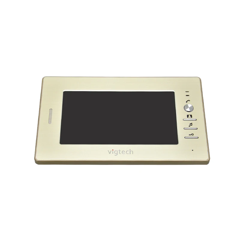 Vigtech 7Inch LCD Home Video Door Phone Indoor Unit Monitor System With Power Adapter Wired Color Screen Support Camera