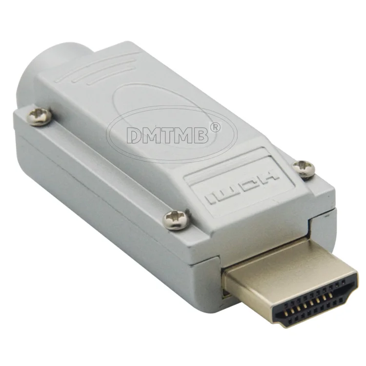 Zinc Alloy Solderless HDMI Plug Male