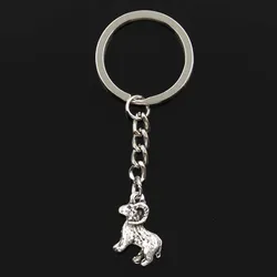 Fashion Keychain 23x19mm Goat Ram Pendants DIY Men Jewelry Car Key Chain Ring Holder Souvenir For Gift