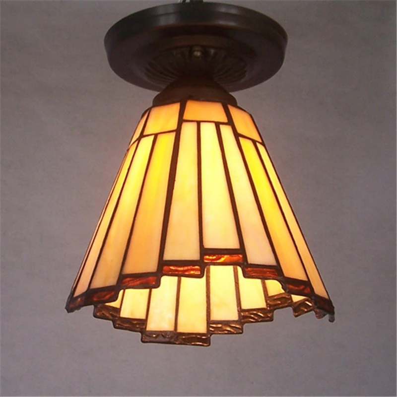 

American country small ceiling lamp pastoral bar stairwell aisle lights corridor entrance hall balcony ceiling lights ZA825443