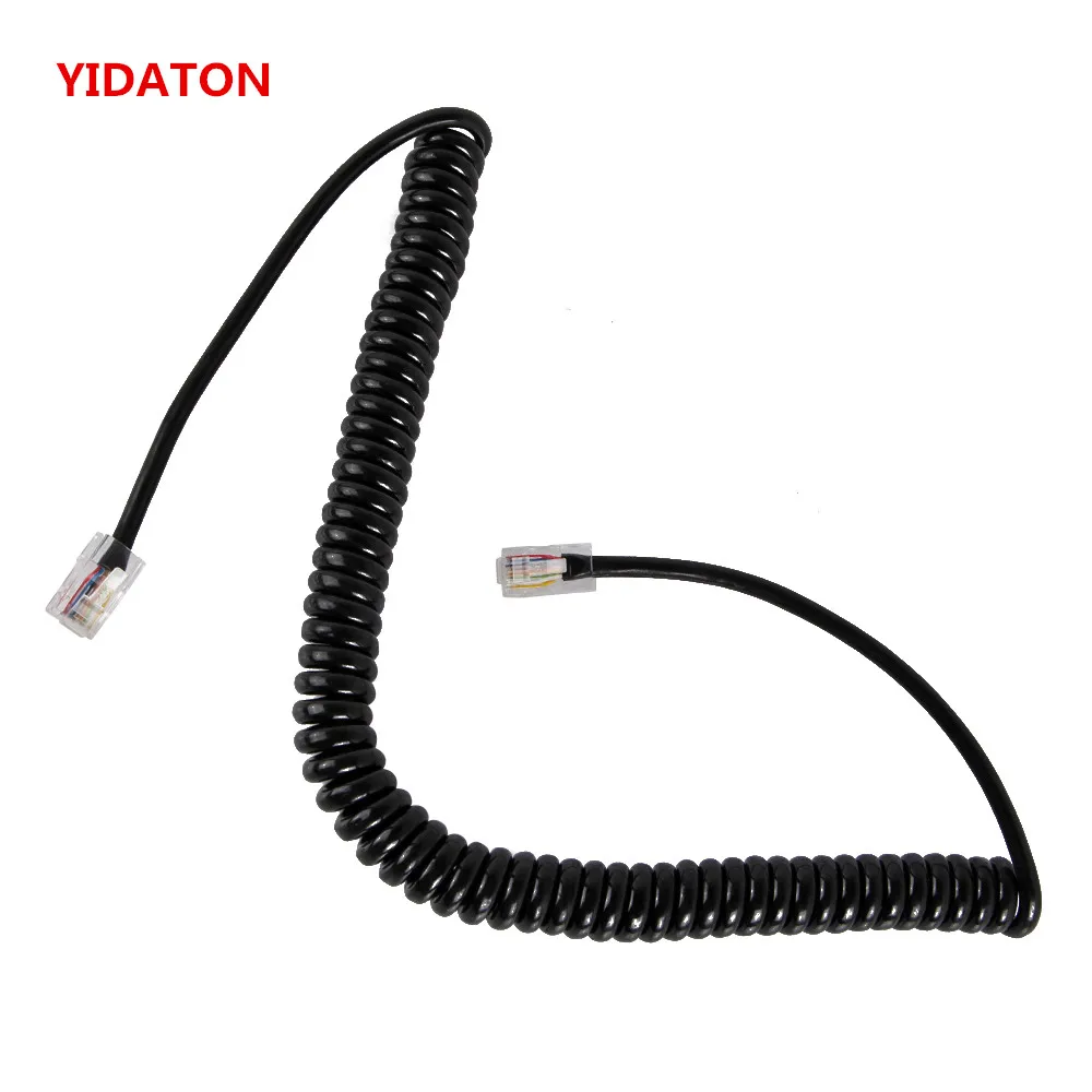 YIDATON 8pin Microphone Cable Cord for IC Mobile Radio Speaker Mic HM98 HM-133 HM-133v HM-133s DTMF for IC-2200H IC-2800H/V8000