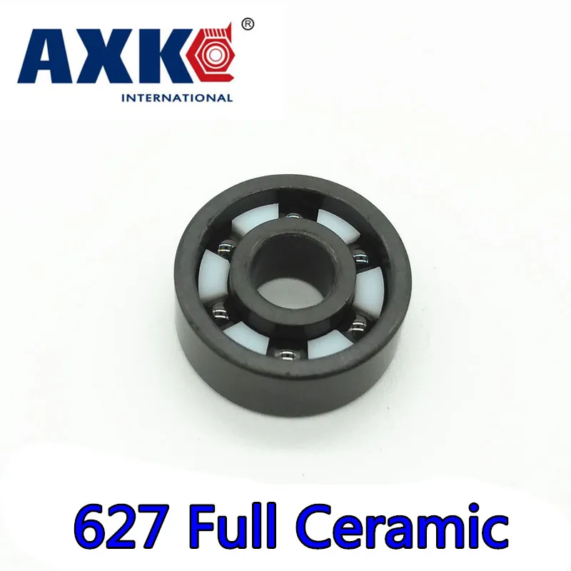 2023 Rushed Rodamientos Axk 627 Full Ceramic Bearing ( 1 Pc ) 7*22*7 Mm Si3n4 Material 627ce All Silicon Nitride Ball Bearings