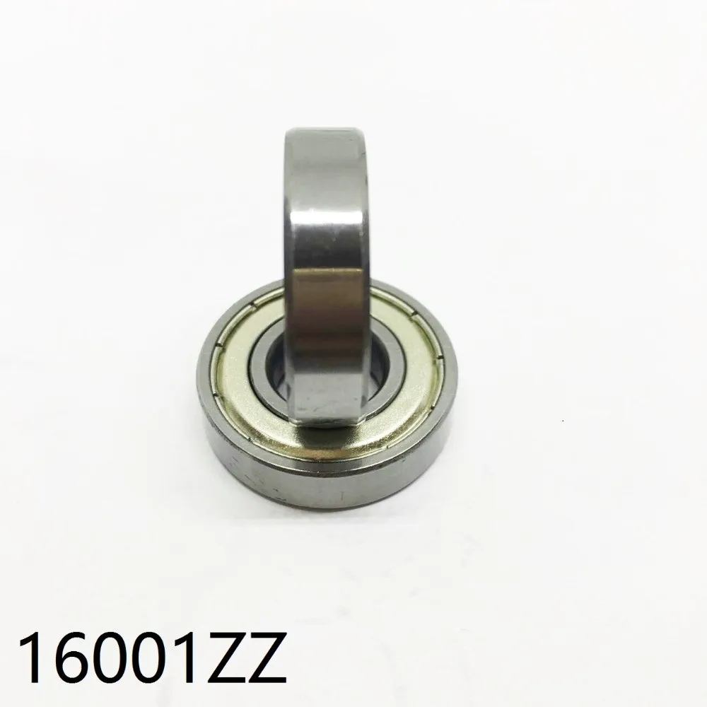 5 قطعة/الوحدة 16001ZZ 16001 ZZ 12x28x7 مللي متر المعادن محمية الأخدود العميق الكرة تحمل العلامة التجارية الجديدة