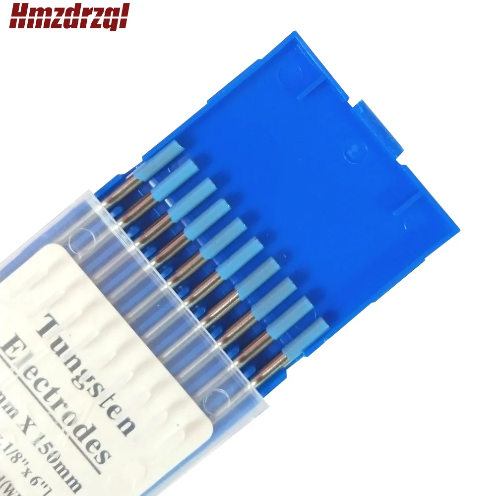 

WL20 10 Piece Blue 3.2mm*150mm (Approx.1/8''x6'') Lanthanated Tungsten Electrode Head Tungsten Needle/Rod For Welding Machine