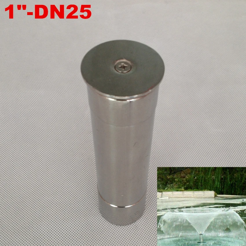 

1" DN25 Universal Petunia Trumpet Stainless Steel Fountain Nozzle Pond Spray