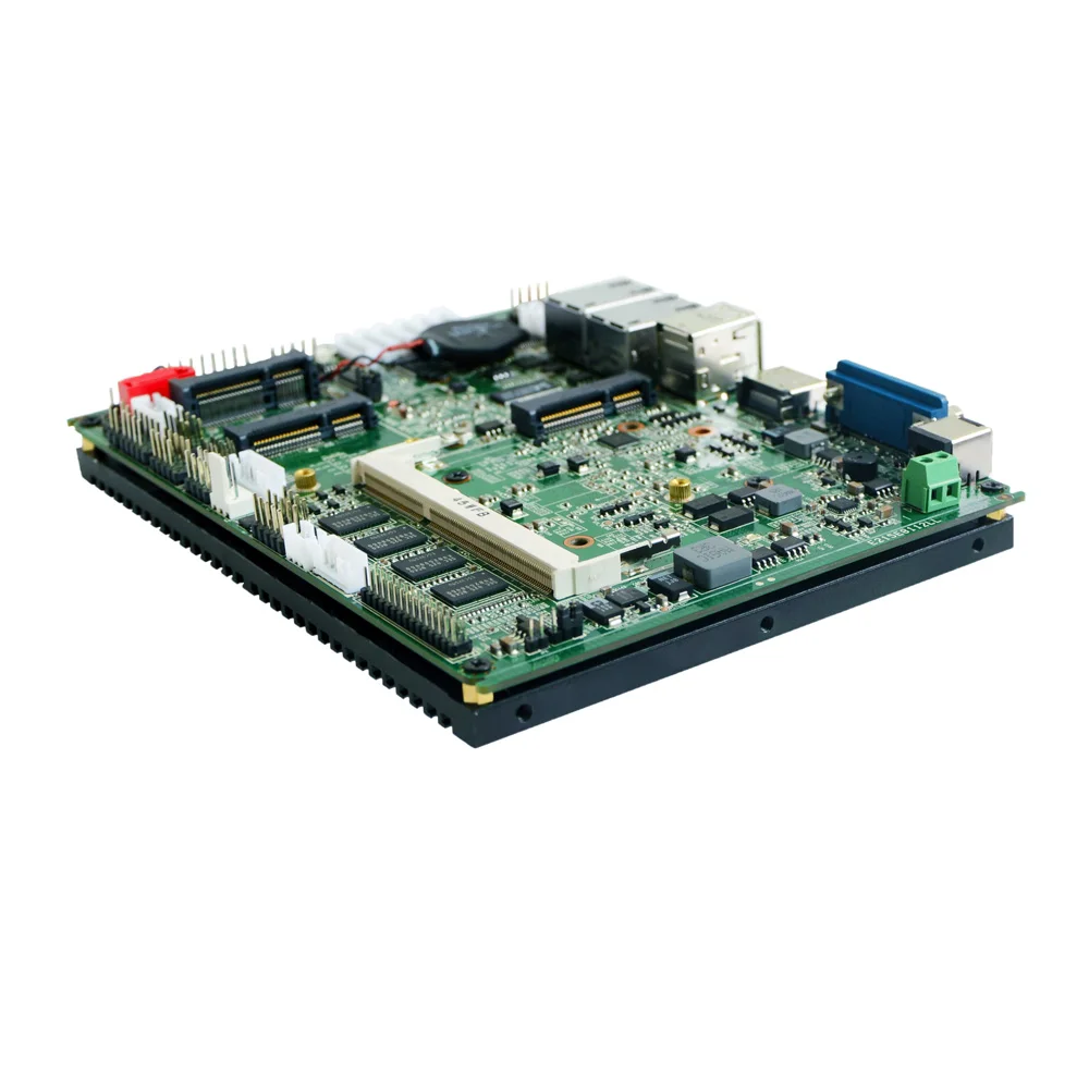 Motherboard Industrial HDMI Intel Atom CPU with 2Gb Ram 6 COM USB 2 LAN Mini Msata Fanless Mainboard