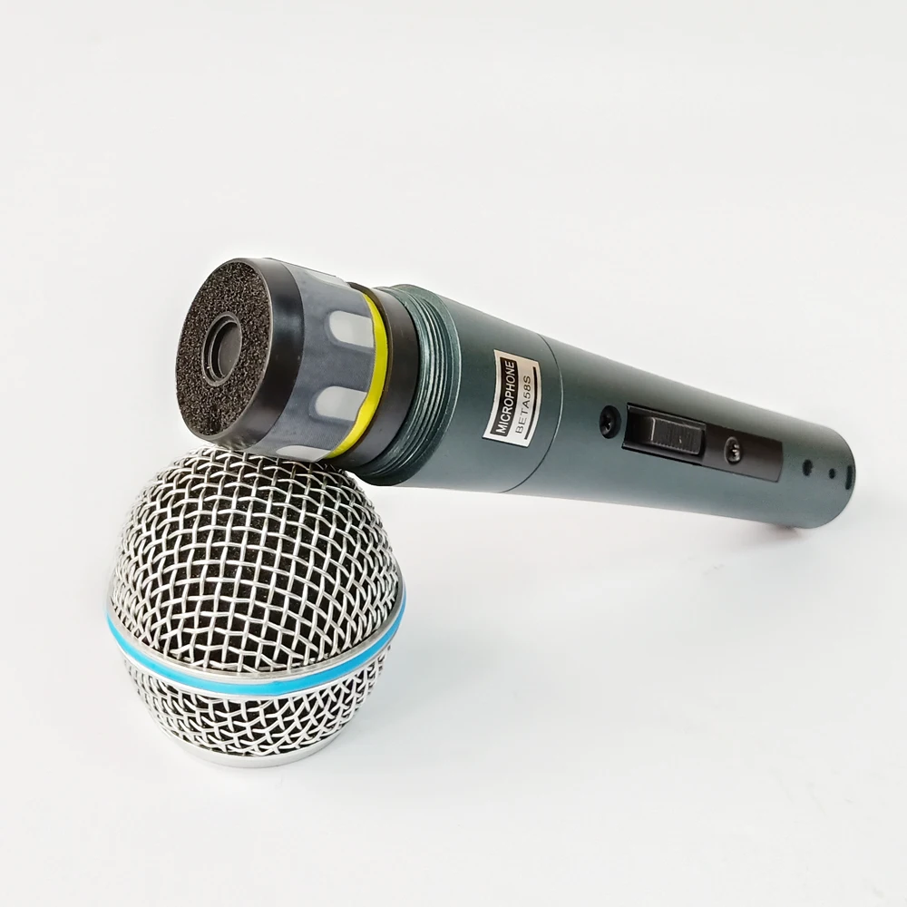 Beta58a sm58s Handheld-Karaoke-Kabel mikrofon singen Vocal B-Box Kirche Lehr mikrofon mit Ein/Aus-Schalter