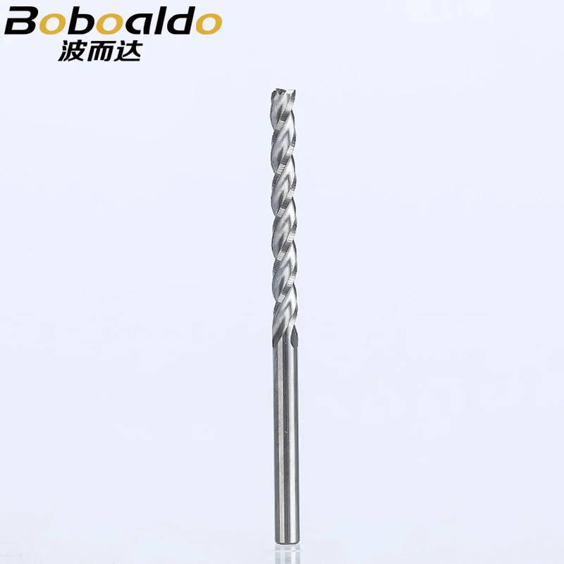5 Cái/bộ 3.175Mm 3 Sáo Xoắn Ốc Cắt Router Bit Cho Gỗ CNC Cấp Cối Xay Carbide Xay Cắt Tugster Thép Không Gỉ dao Cắt