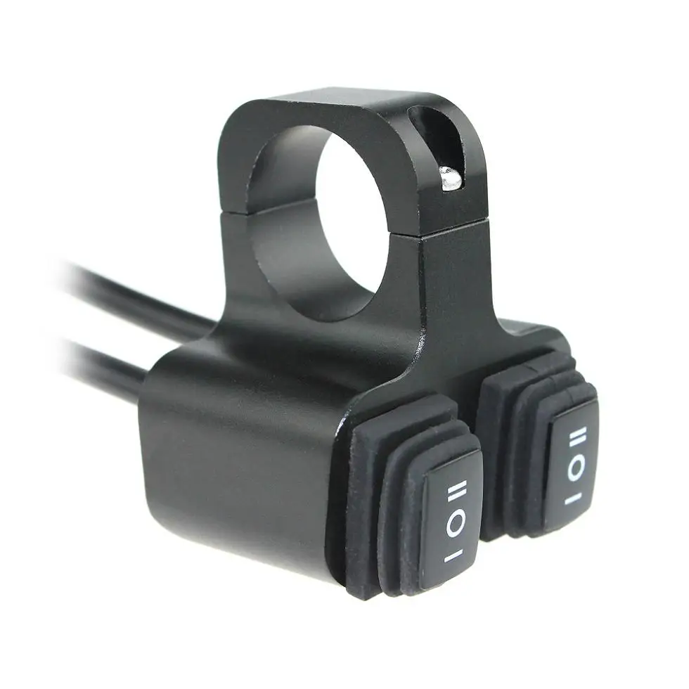 Universal Waterproof 12V Handlebar Three-Way Switch Button Spotlight Switch Multifunction for Motorcycle image 6