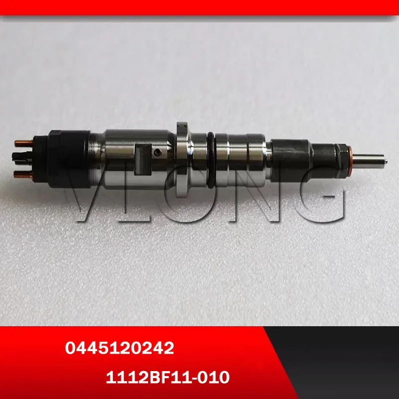 VLONG Genuine New Common Rail Diesel EUR3 EUR4 Fuel Injector 0445120242 0445120183 0445120182 For DFL DONGFENG EQ4H 1112BF11-010