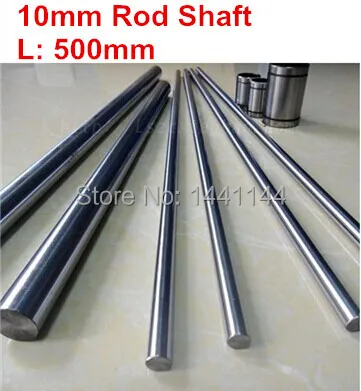 

2pcs dia 10mm - 500mm chrome plated Cylinder Linear Round Shaft