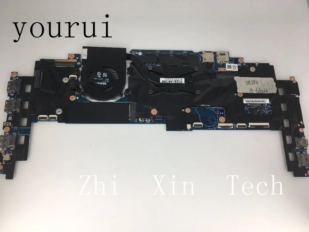 yourui FRU 01AX800 For Lenovo Thinkpad  Yoga  X1 Laptop Motherbard  SR2F0  i5-6300u CPU  448.04P16.002M Test work perfect