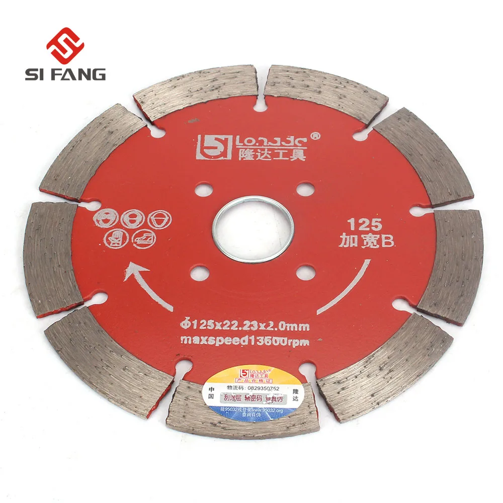 Imagem -02 - Diamond Saw Blade Wheel Disco de Corte Concreto Mármore Alvenaria Azulejo Engenharia 125 mm 156 mm 188 mm 230 mm