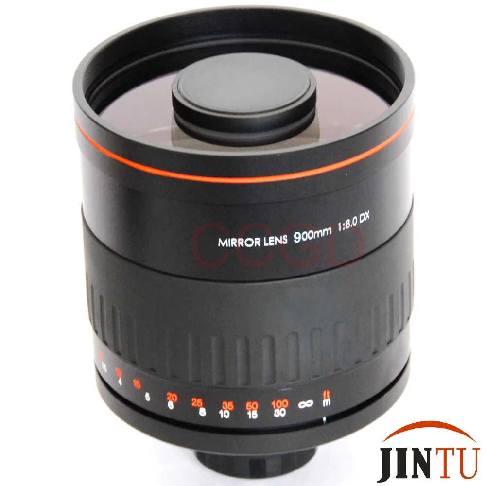 JINTU 900mm f/8.0 Mirror Telephoto Manual Focus Camera Lens +T2 Adapter for Olympus Mount E-620 E-600 E-550 E550 E520 E510 DSLR