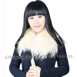 Free Shipping Collar-S6 Detachable Mongolian Lamb Fur Collar