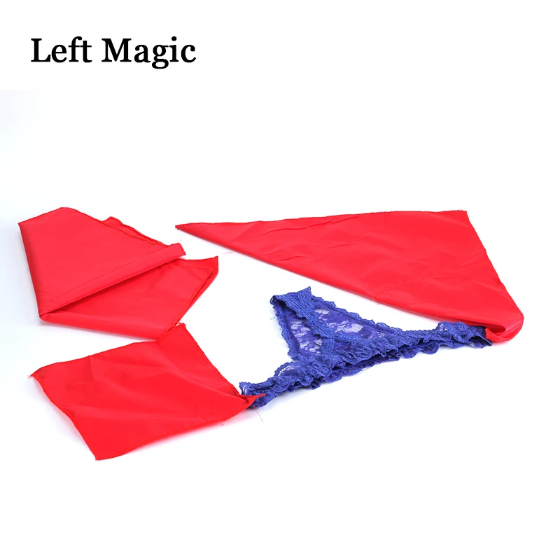 Silk Scarf To Panties Magic Tricks Scarve To Panty Magie Stage Props Accessories Easy To Do Trick Gimmick Comedy