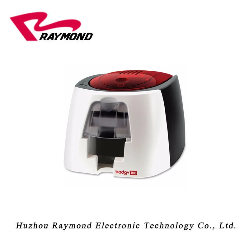 Принтер Evolis Badgy100, небольшие и дешевые настольные пластиковые принтеры для ID карт из ПВХ