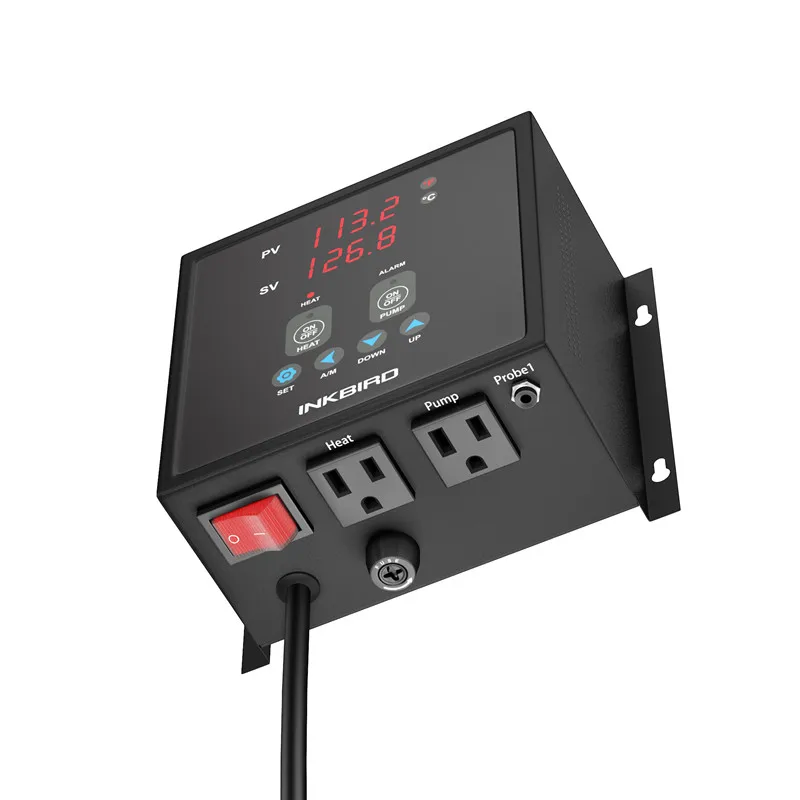 Imagem -04 - Inkbird-controlador de Temperatura Pid Pré-fio Digital Termostato com Sonda Ntc para Fabricação Doméstica Ipb16s 15a
